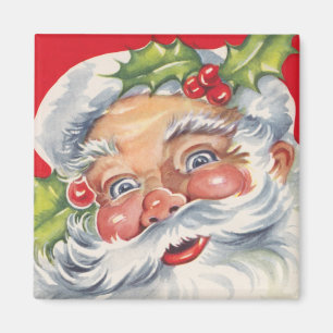 Weihnachten, Jolly Weihnachtsmann mit Seinem Hut Magnet