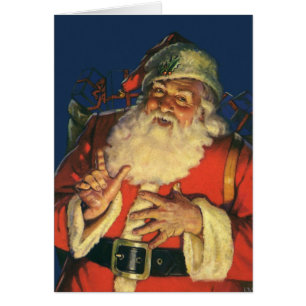 Weihnachten, Jolly Weihnachtsmann mit Spielzeug