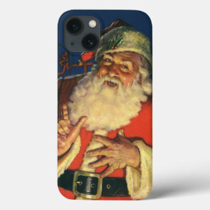 Weihnachten, Jolly Weihnachtsmann mit Spielzeug Case-Mate iPhone Hülle