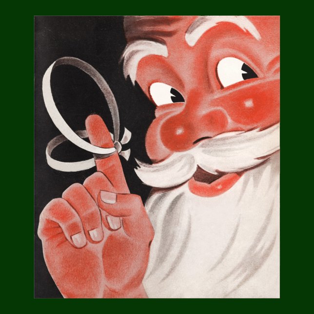 Weihnachten, Jolly Weihnachtsmann mit String Poster (Von Creator hochgeladen)