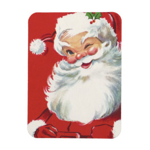 Weihnachten, Jolly Winking Weihnachtsmann Magnet