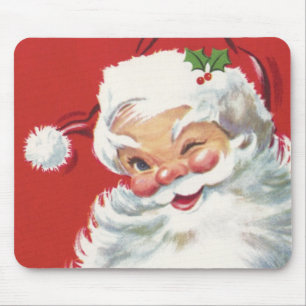 Weihnachten, Jolly Winking Weihnachtsmann Mousepad