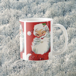 Weihnachten, Jolly Winking Weihnachtsmann Tasse