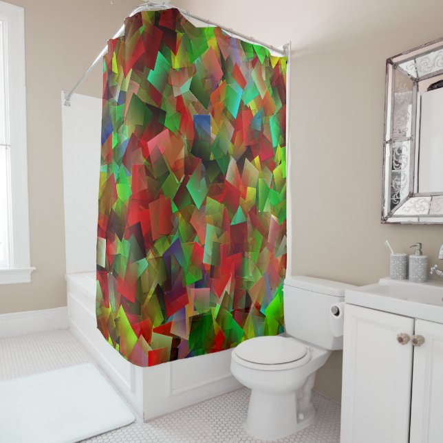 Weihnachten Joys.... Duschvorhang (Beispiel)