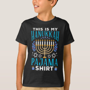 Weihnachten-Jude Hanukka Pajama T-Shirt
