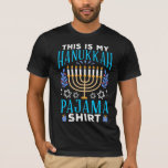 Weihnachten-Jude Hanukka Pajama T-Shirt<br><div class="desc">Weihnachten jüdisch Hanukka Pajama. Funny Hanukkah Geschenk für humorvolle Juden.</div>