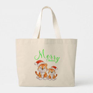Weihnachten Jumbo Stoffbeutel