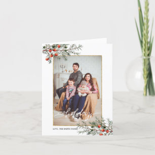 Weihnachten Juniper Frame Saison Grüße 2 Foto