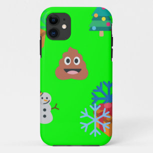 Weihnachten kackte Emoji iPhone 11 Hülle