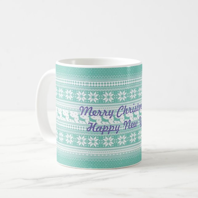 Weihnachten Kaffeetasse (Vorderseite Links)