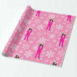 Weihnachten kamala harris santa eiskalt pink geschenkpapier<br><div class="desc">"Weihnachten kamala harris santa pink",  "kamala harris christmas",  "vice President kamala harris",  "vice President harris",  "President kamala harris",  "kamala harris",  "hässliche Weihnachten",  "hässliche Weihnachten",  "lustige Weihnachten",  Weihnachten</div>