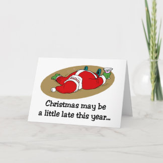 Weihnachten kann zu spät sein