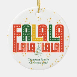 Weihnachten - Karaoke Kirche Keramik Ornament