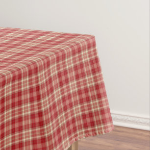 Weihnachten Kariert 03-Cotton Tablecloth 52x70 Tischdecke