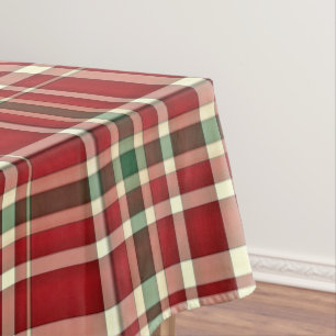 Weihnachten Kariert 17-Cotton Tablecloth 52x70 Tischdecke