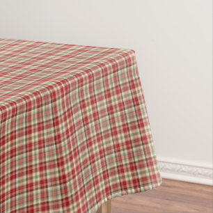Weihnachten Kariert 19-Cotton Tablecloth 52x70 Tischdecke