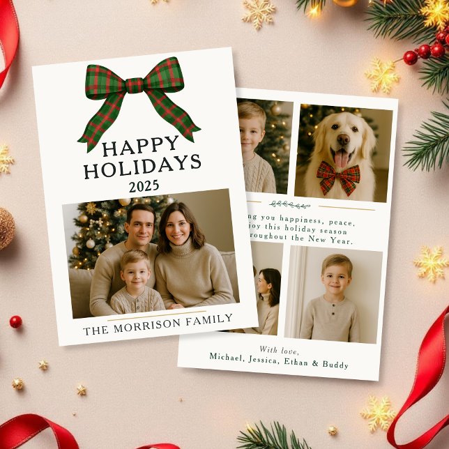 Weihnachten Kariert Coquette 5 Foto Ferienwohnung  Einladung (Von Creator hochgeladen)