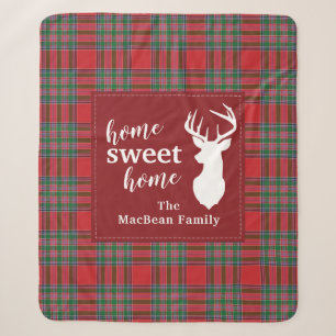 Weihnachten Kariert Holiday Zuhause Sweet MacBean Sherpadecke