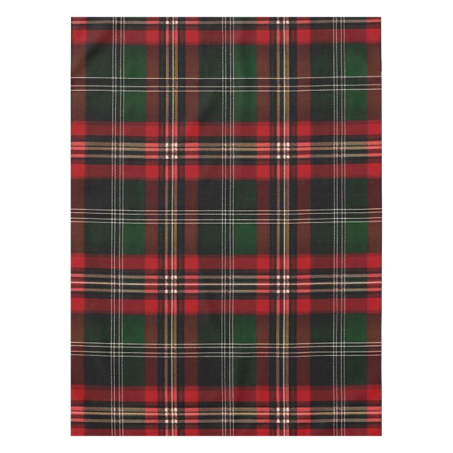 "Weihnachten Kariert" Tischdecke (Vorderseite)