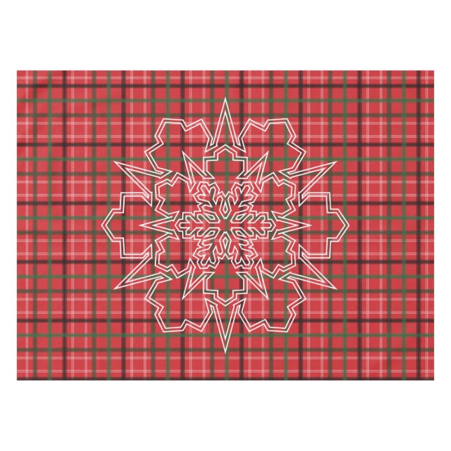 Weihnachten kariert. tischdecke (Vorderseite (Horizontal))