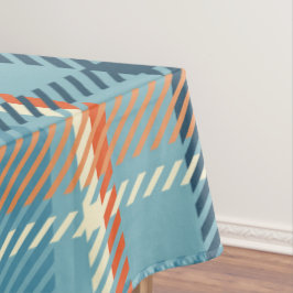 Weihnachten Karierter Karo in Beigetönen Tischdecke