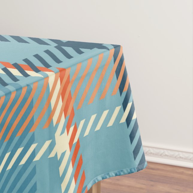 Weihnachten Karierter Karo in Beigetönen Tischdecke (Beispiel)