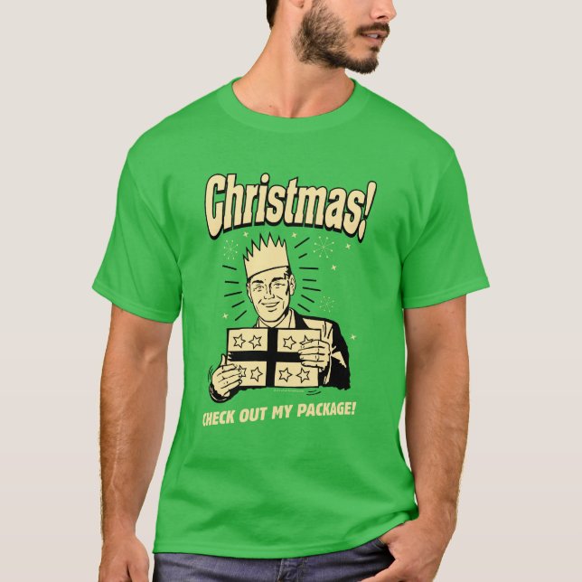 Weihnachten: Karo aus meinem Paket T-Shirt (Vorderseite)