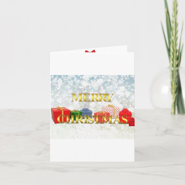 Weihnachten Karte (Vorderseite)