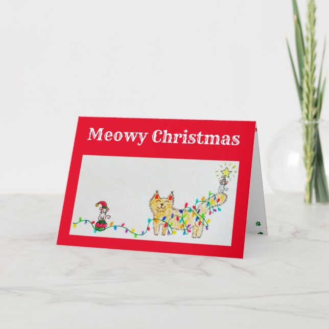 Weihnachten Karte (Vorderseite)