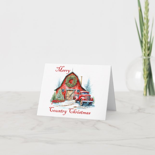 Weihnachten Karte (Vorderseite)