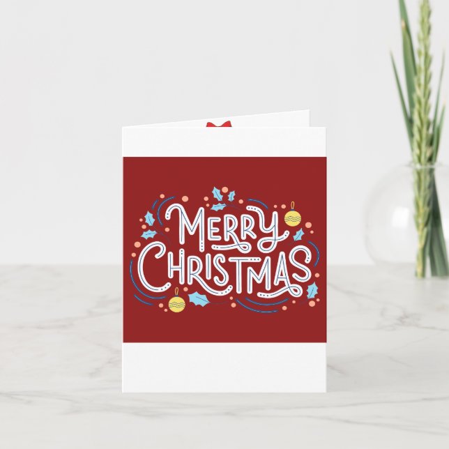 Weihnachten Karte (Vorderseite)