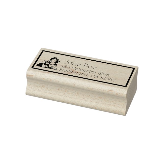 Weihnachten Katze Lady Art Gummistempel (Stempel)