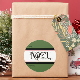 Weihnachten-Katzengeschenke-Aufkleber Runder Aufkleber