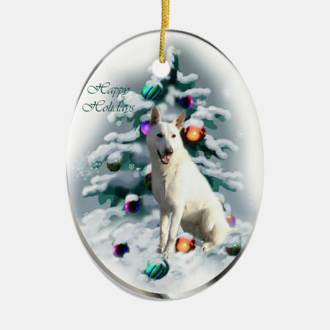 Weihnachten Keramik Ornament (Vorne)