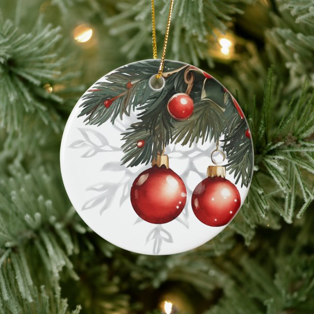 Weihnachten Keramik Ornament (Baum)