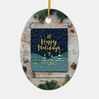 Weihnachten Keramik Ornament