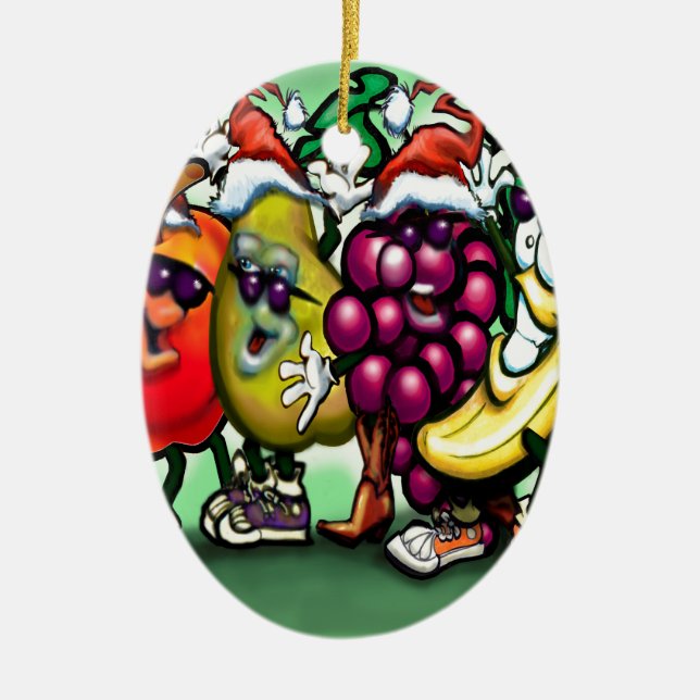 Weihnachten Keramik Ornament (Vorne)