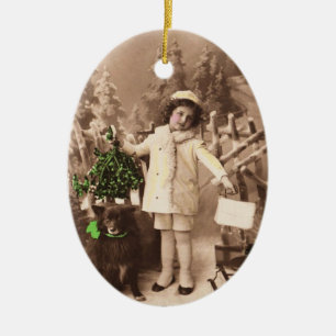 Weihnachten Keramik Ornament