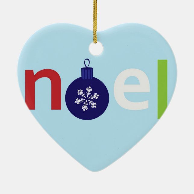 Weihnachten Keramik Ornament (Hinten)