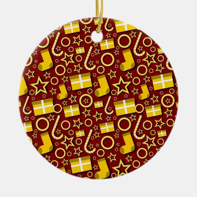 Weihnachten Keramik Ornament (Vorne)