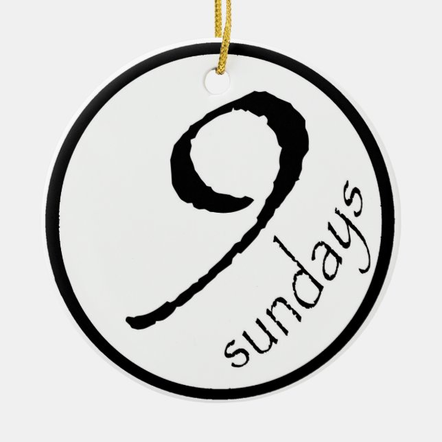 Weihnachten Keramikornament (Vorne)