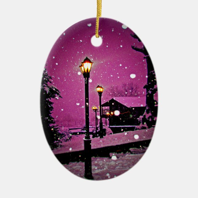 Weihnachten Keramikornament (Vorne)