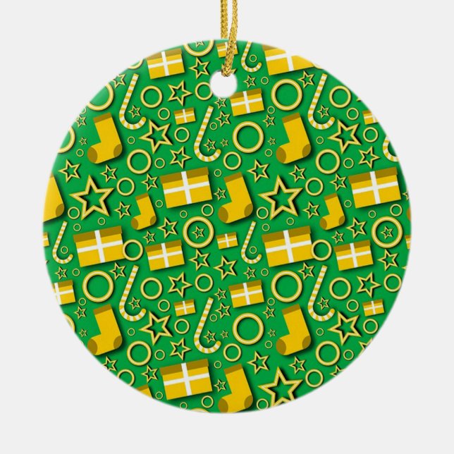 Weihnachten Keramikornament (Vorne)