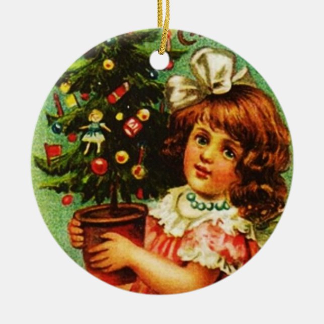 Weihnachten Keramikornament (Vorne)
