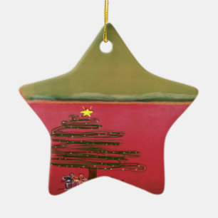 Weihnachten Keramikornament