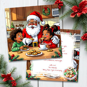 Weihnachten & Kinder essen Kekse & Kakao Weihnacht
