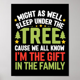 Weihnachten Kinder Mens Xmas Pajamas Frauen Jungen Poster