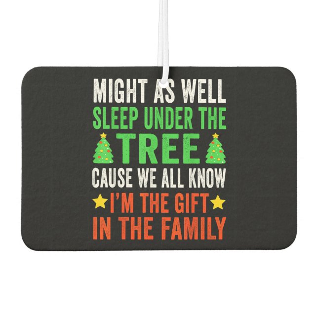 Weihnachten Kinder Weihnachten Pajamas Girls Boys Autolufterfrischer (Vorderseite)