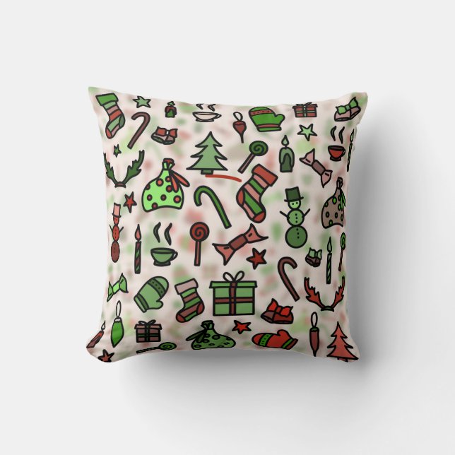 Weihnachten Kissen (Vorderseite)