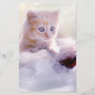 Weihnachten Kitten Briefpapier